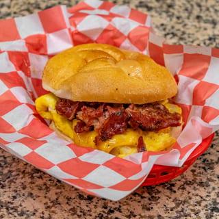 Pastrami, Egg, & Cheese Sandwich