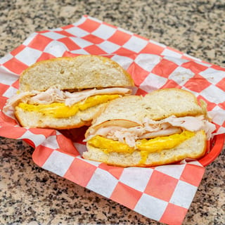 Sliced Turkey, Egg, & Cheese Sandwich